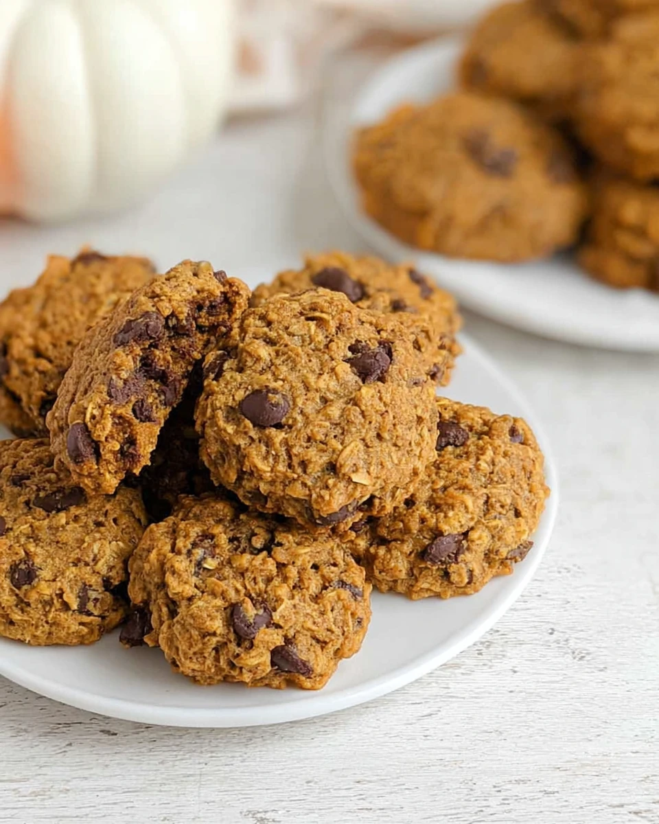 Pumpkin Oatmeal Chocolate Chip Cookies