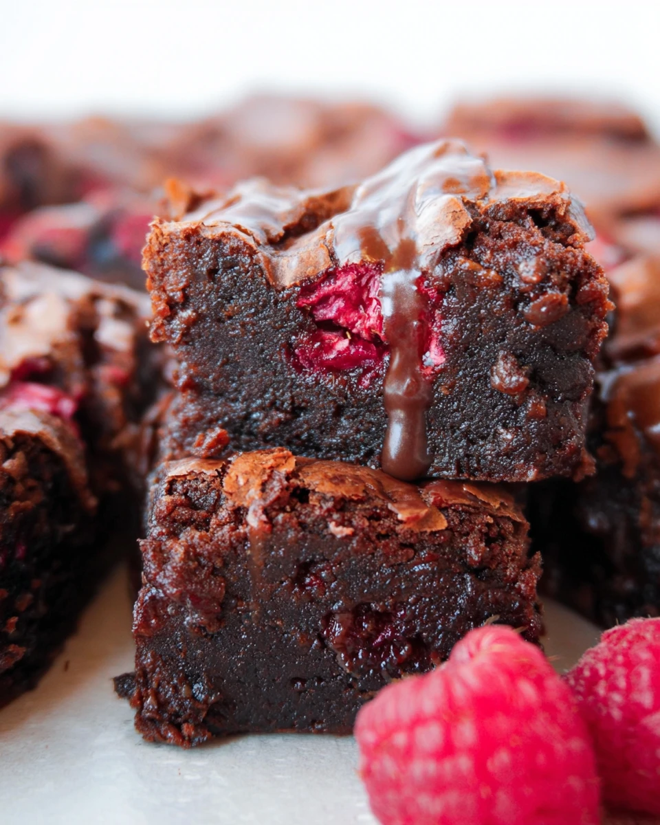 Raspberry Brownies