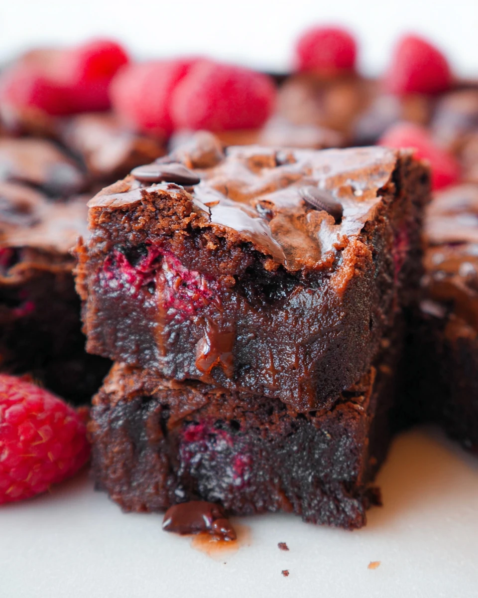 Raspberry Brownies