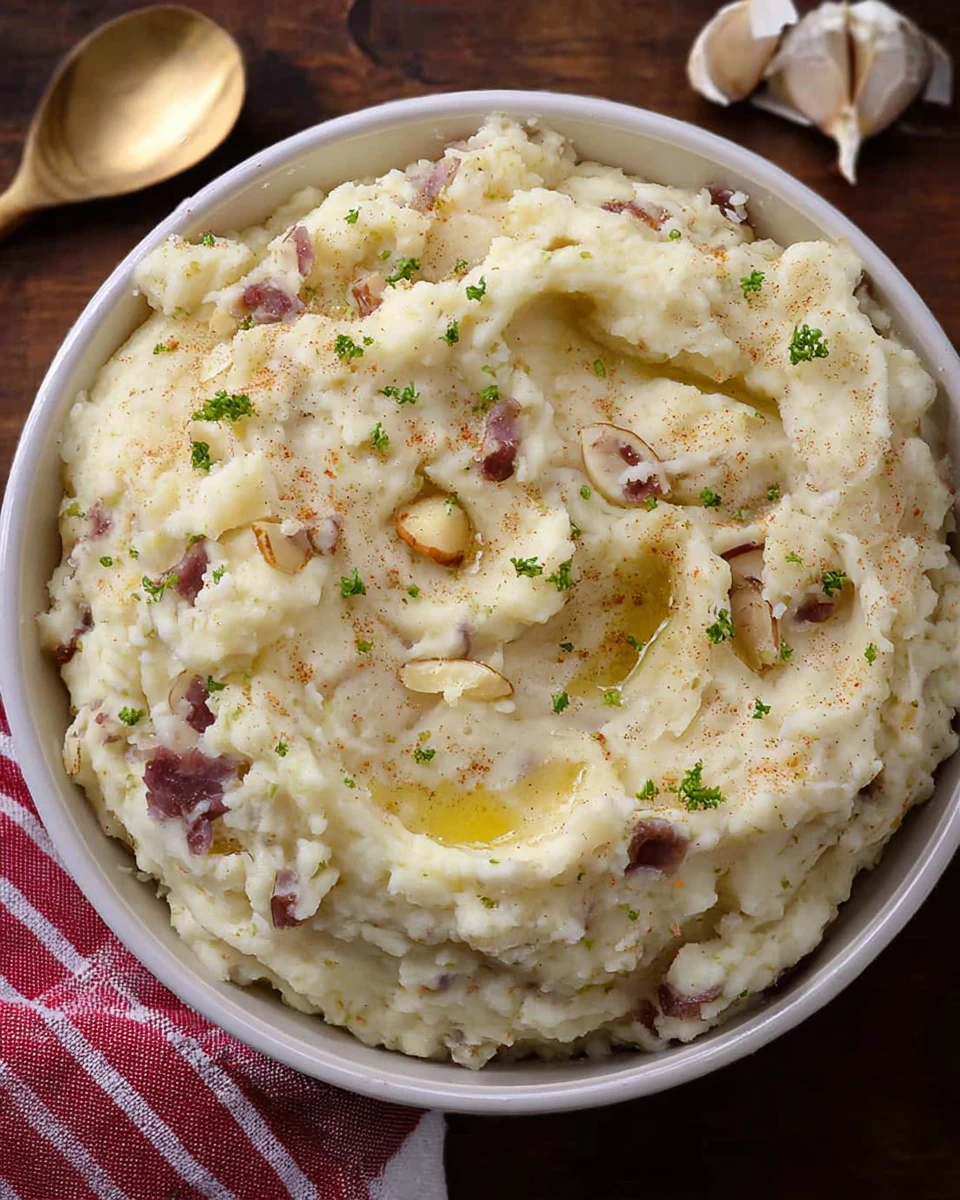 Roasted Garlic Mashed Potatoes