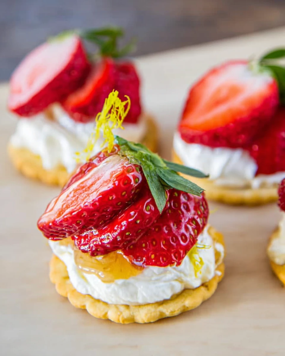 Strawberries and Cream Appetizer