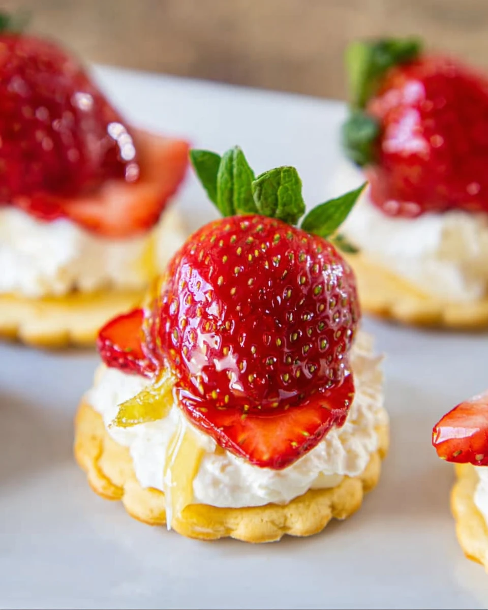 Strawberries and Cream Appetizer
