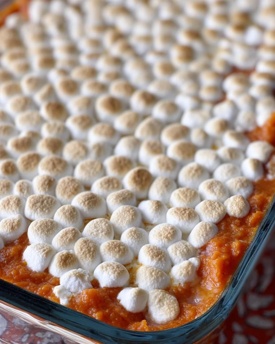 Sweet Potato Casserole with Marshmallows