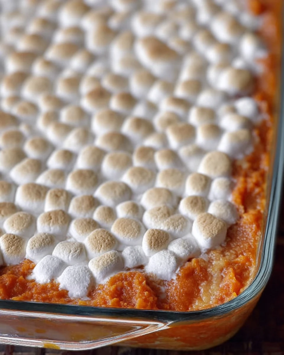 Sweet Potato Casserole with Marshmallows