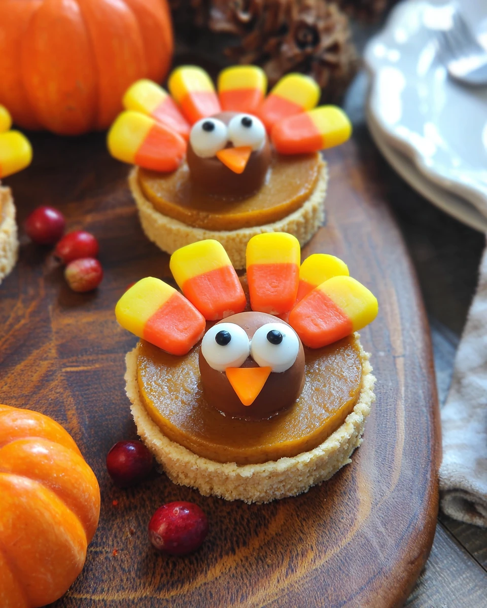 Thanksgiving Pumpkin Pie Turkeys