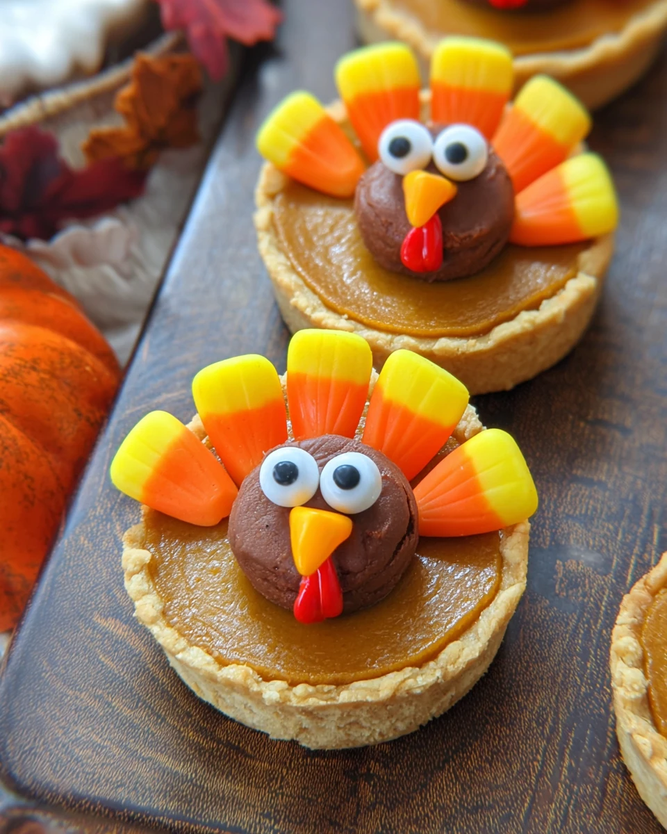 Thanksgiving Pumpkin Pie Turkeys