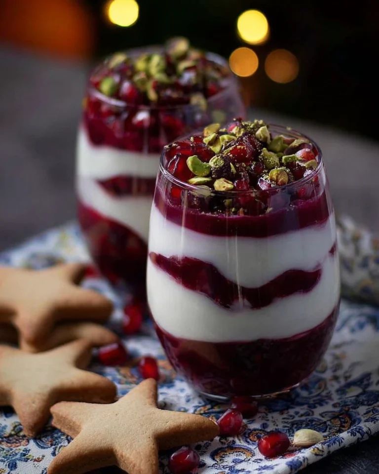 15-Minute Pomegranate Parfaits with Pistachios