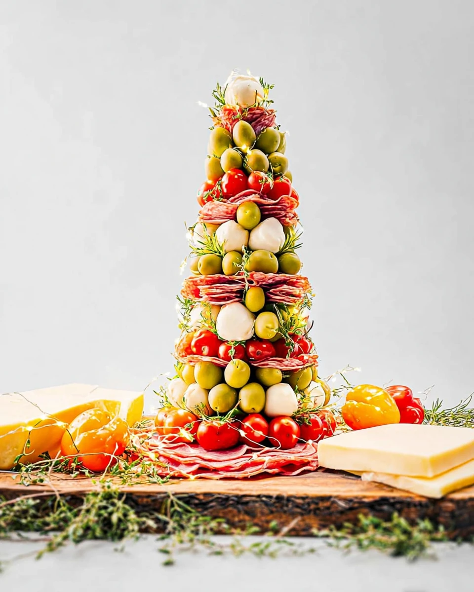 Antipasto Christmas Tree