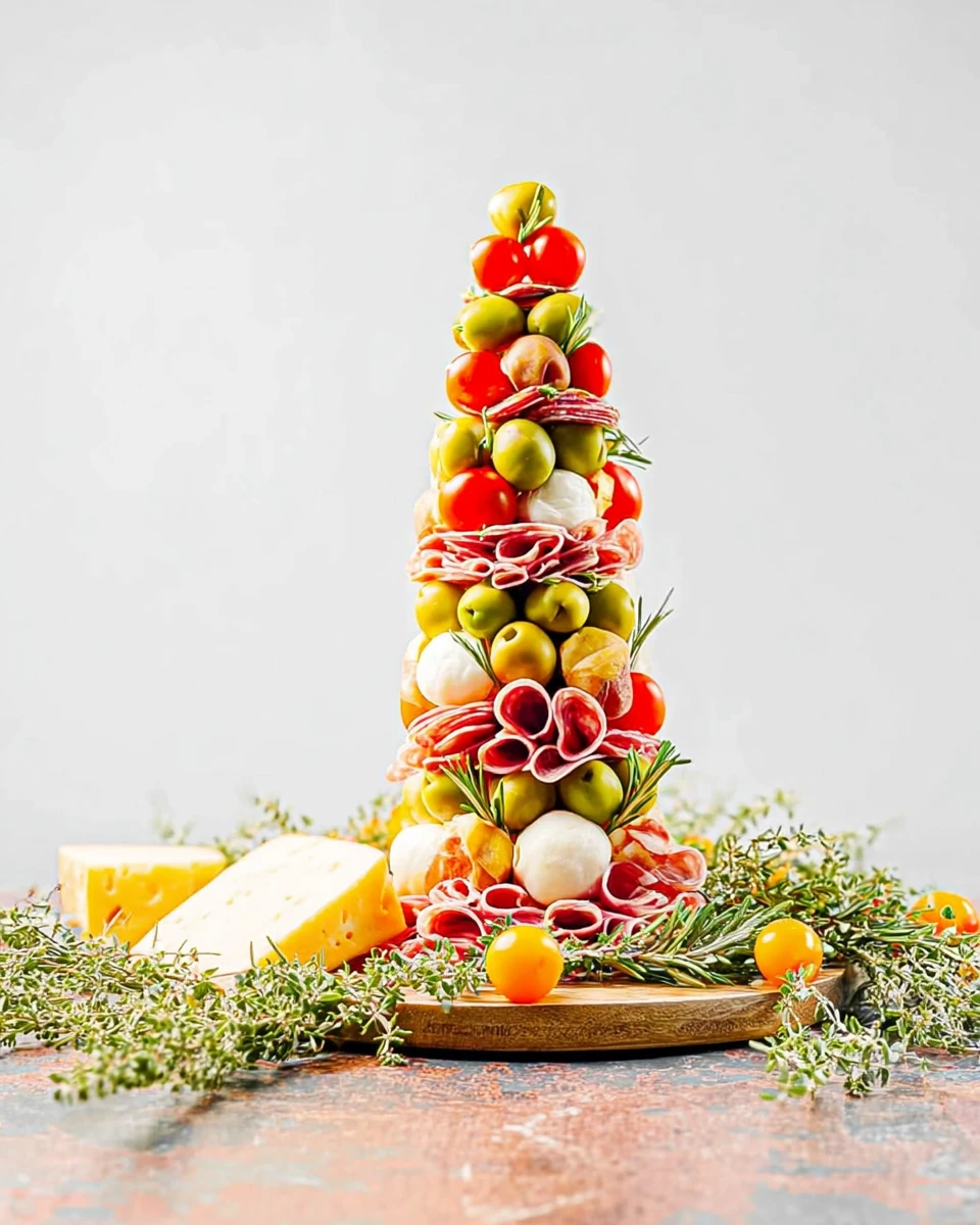 Antipasto Christmas Tree