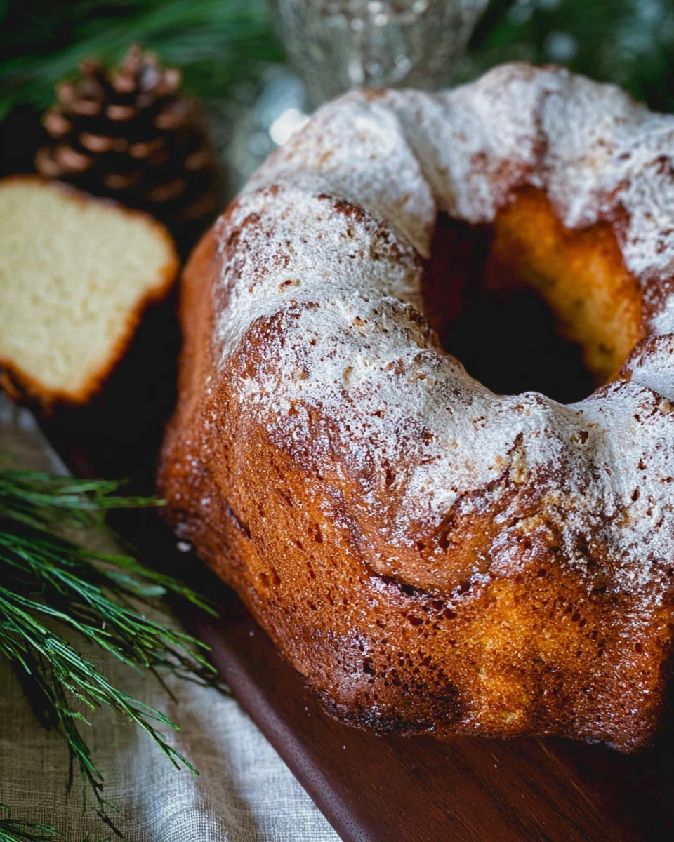 Apricot Brandy Pound Cake