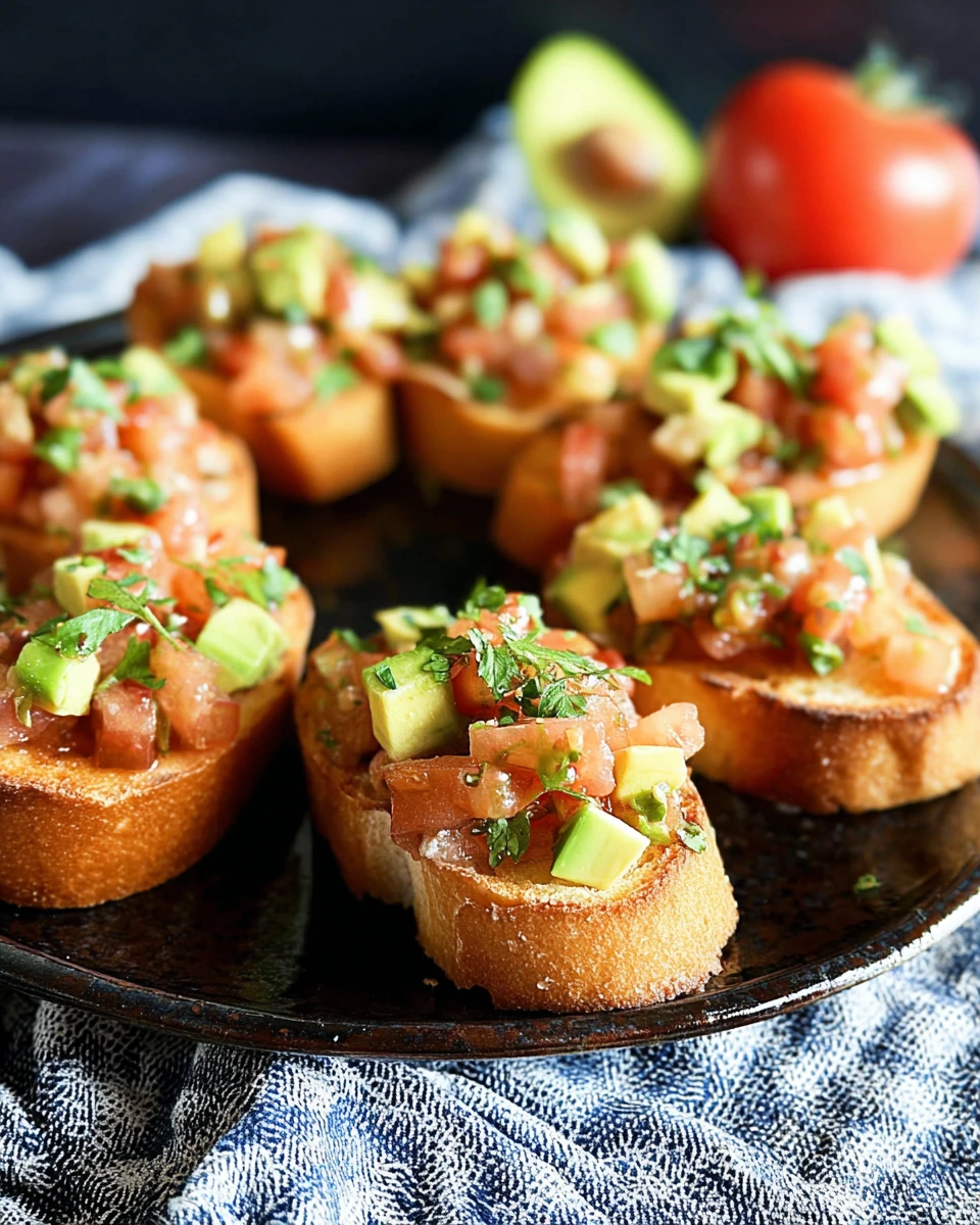 Avocado Bruschetta