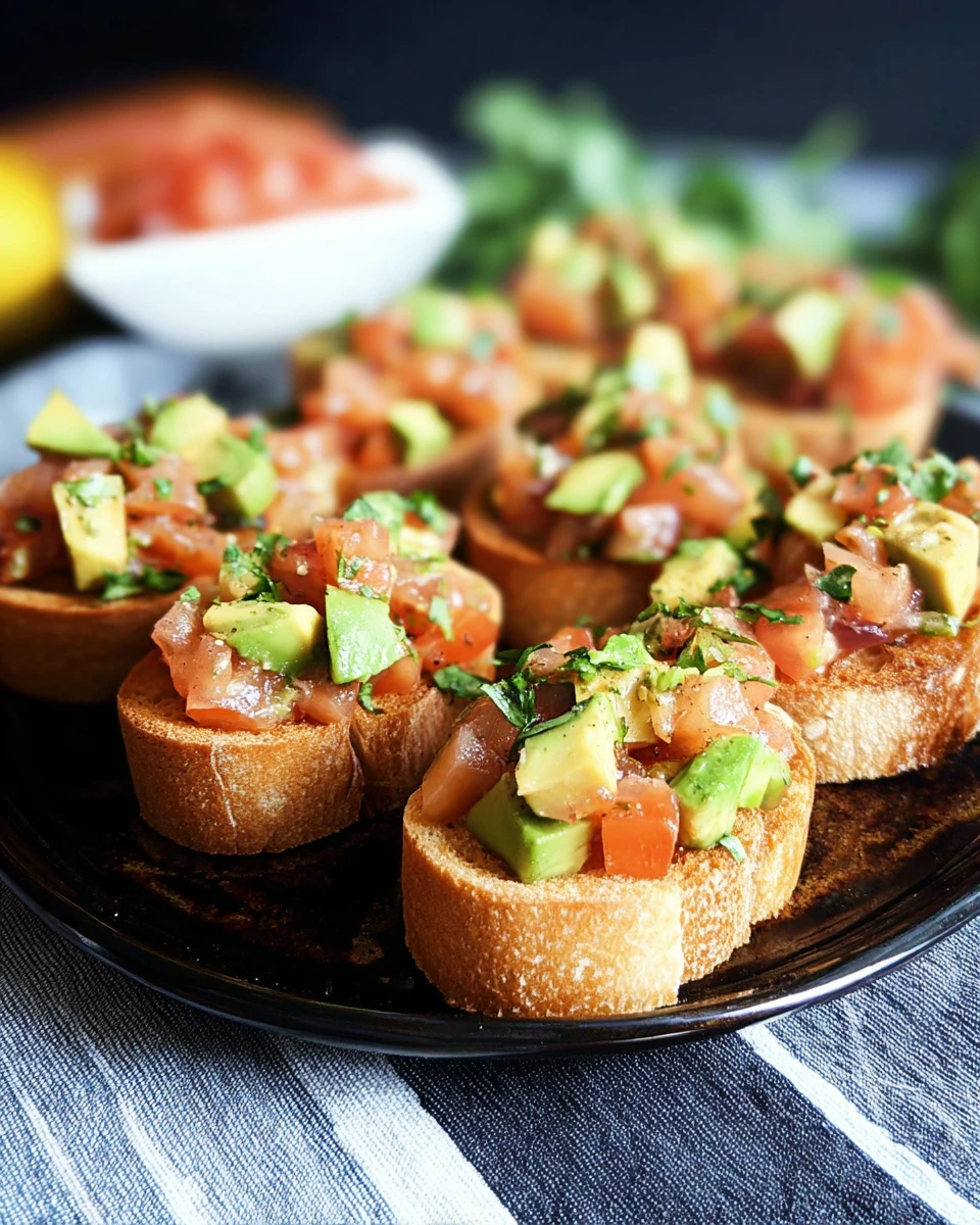 Avocado Bruschetta
