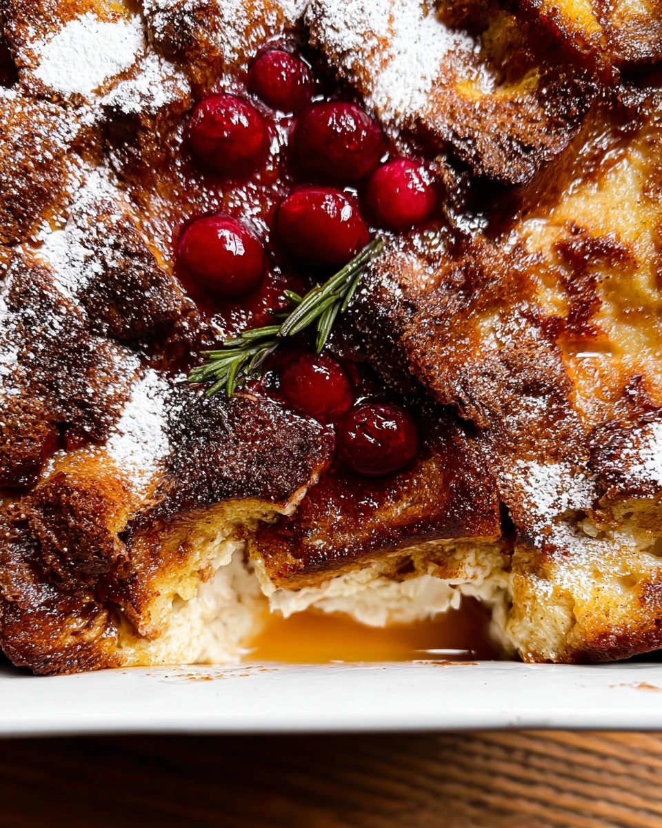 Baked Eggnog French Toast