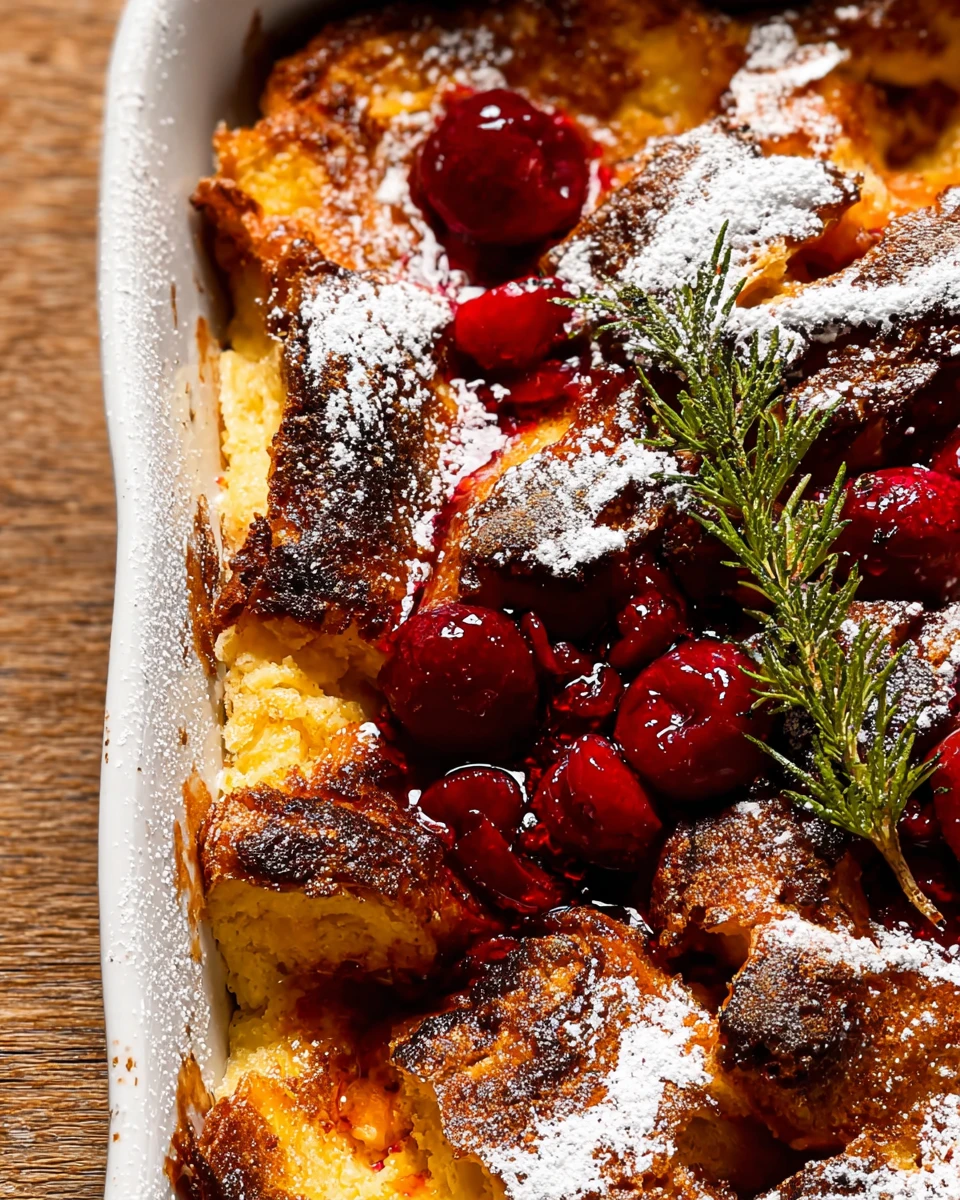 Baked Eggnog French Toast