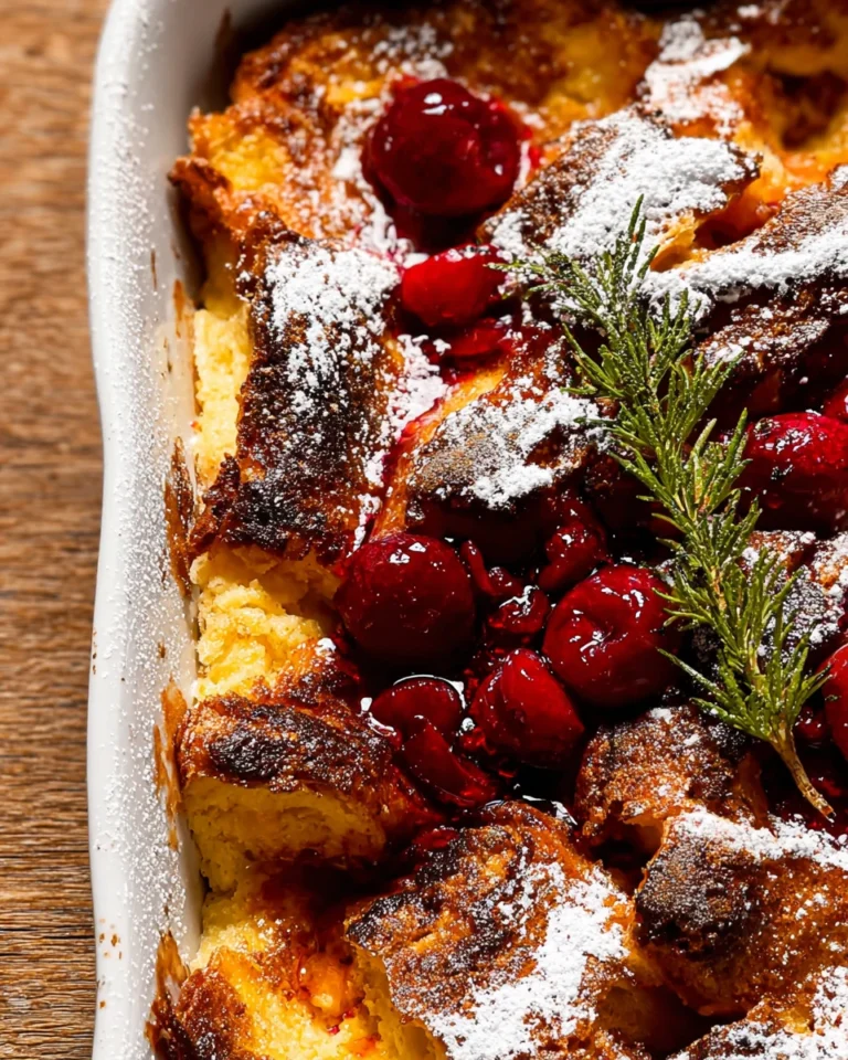 Baked Eggnog French Toast