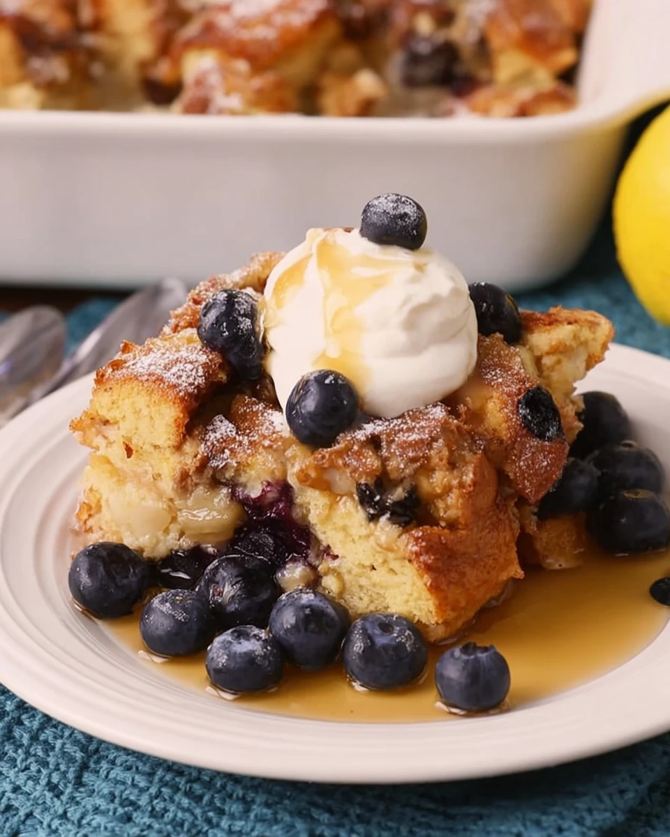 Blueberry French Toast Bake
