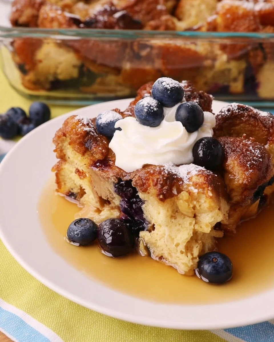 Blueberry French Toast Bake