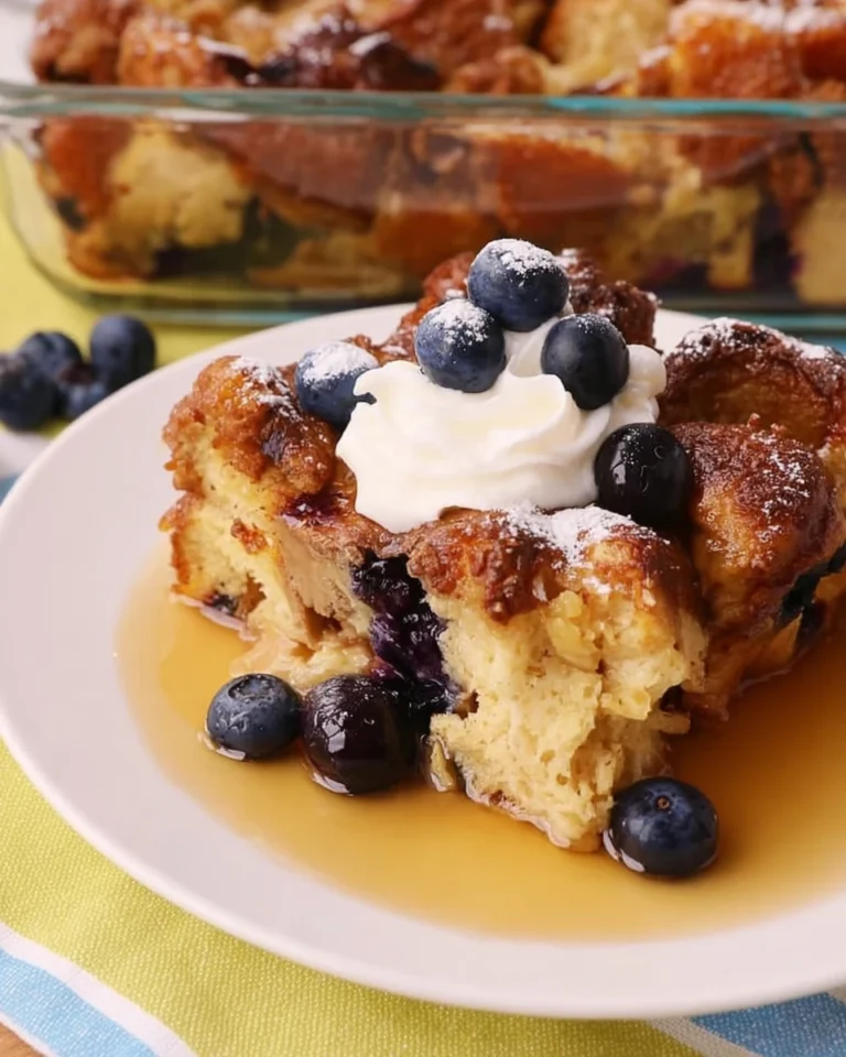 Blueberry French Toast Bake