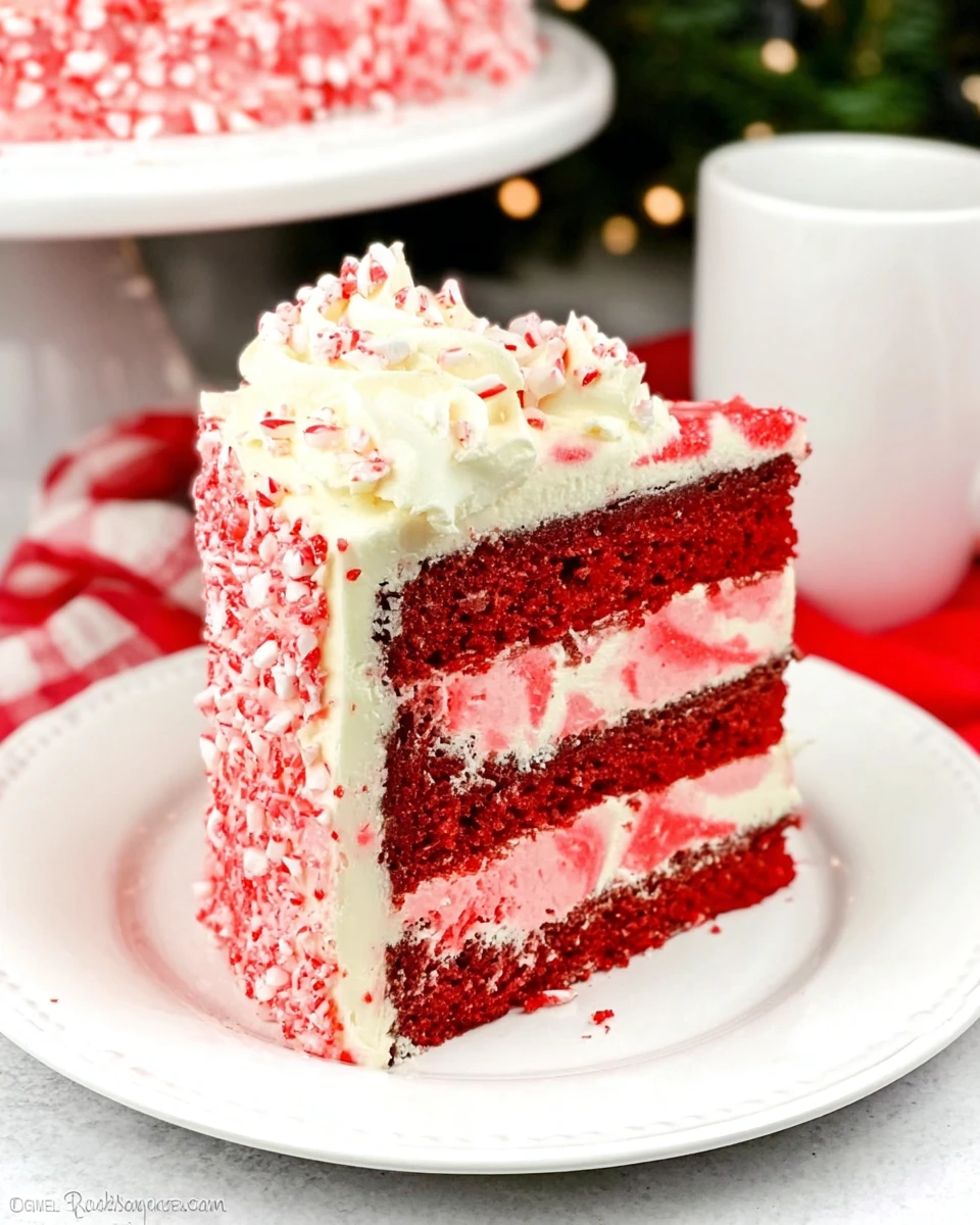 Candy Cane Cake