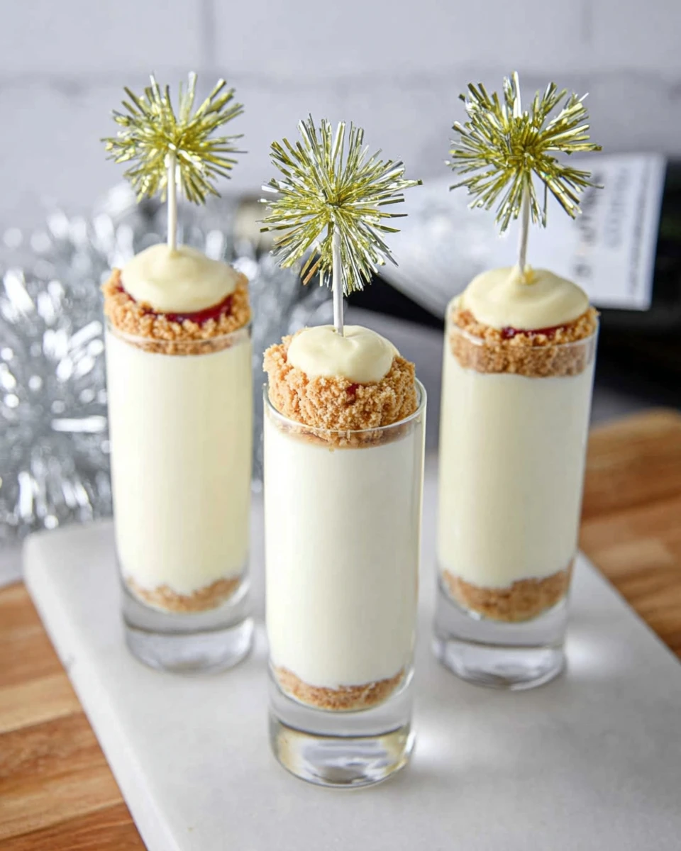 Champagne Cheesecake Shooters
