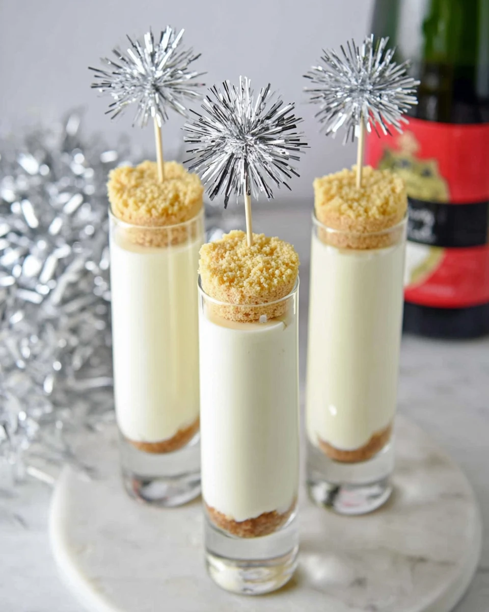 Champagne Cheesecake Shooters