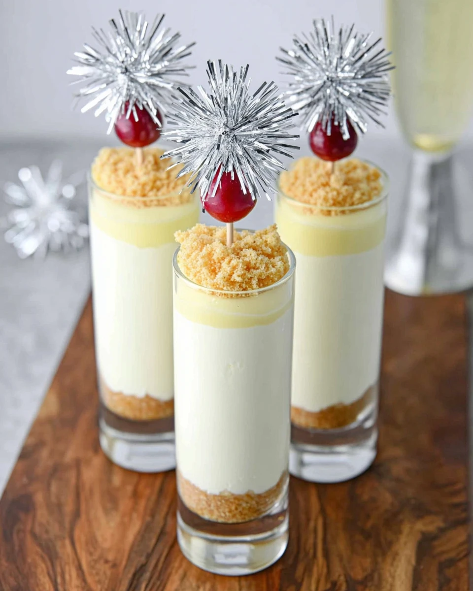 Champagne Cheesecake Shooters