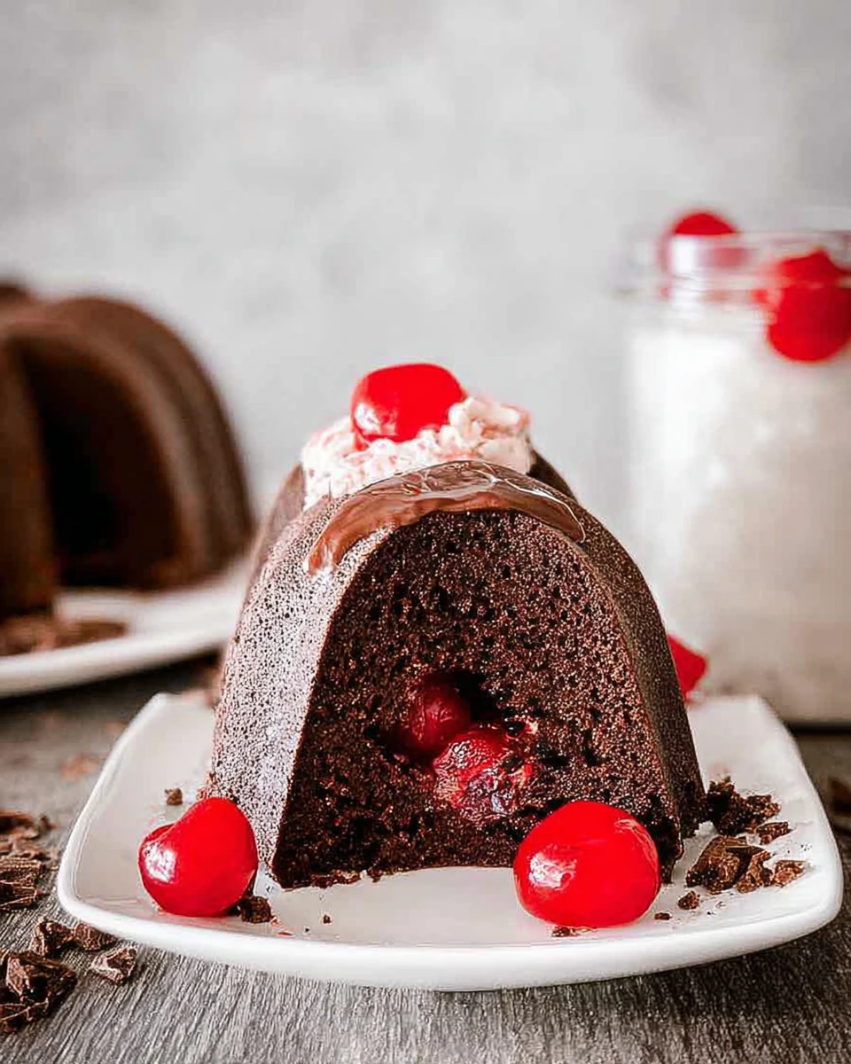 Chocolate Cherry Bundt Cake