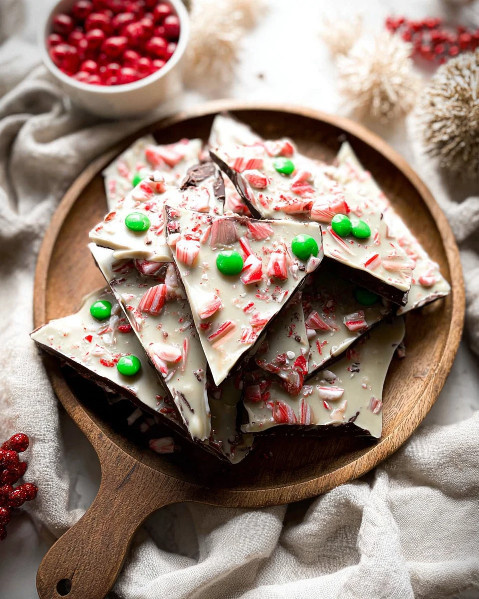 Chocolate Peppermint Christmas Bark