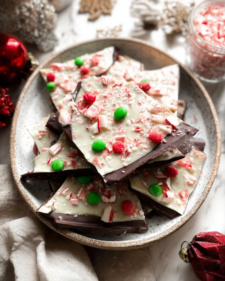 Chocolate Peppermint Christmas Bark