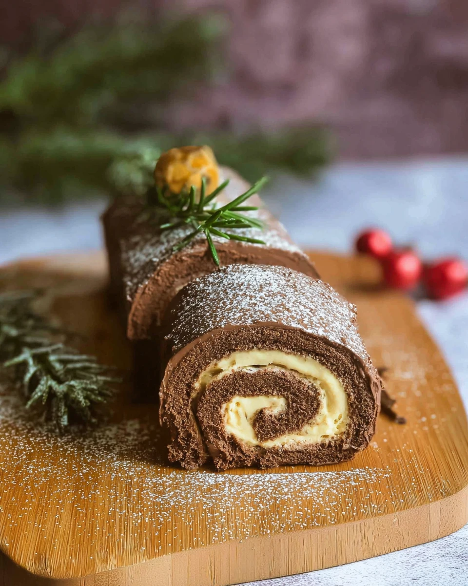 Chocolate Rolled Cake
