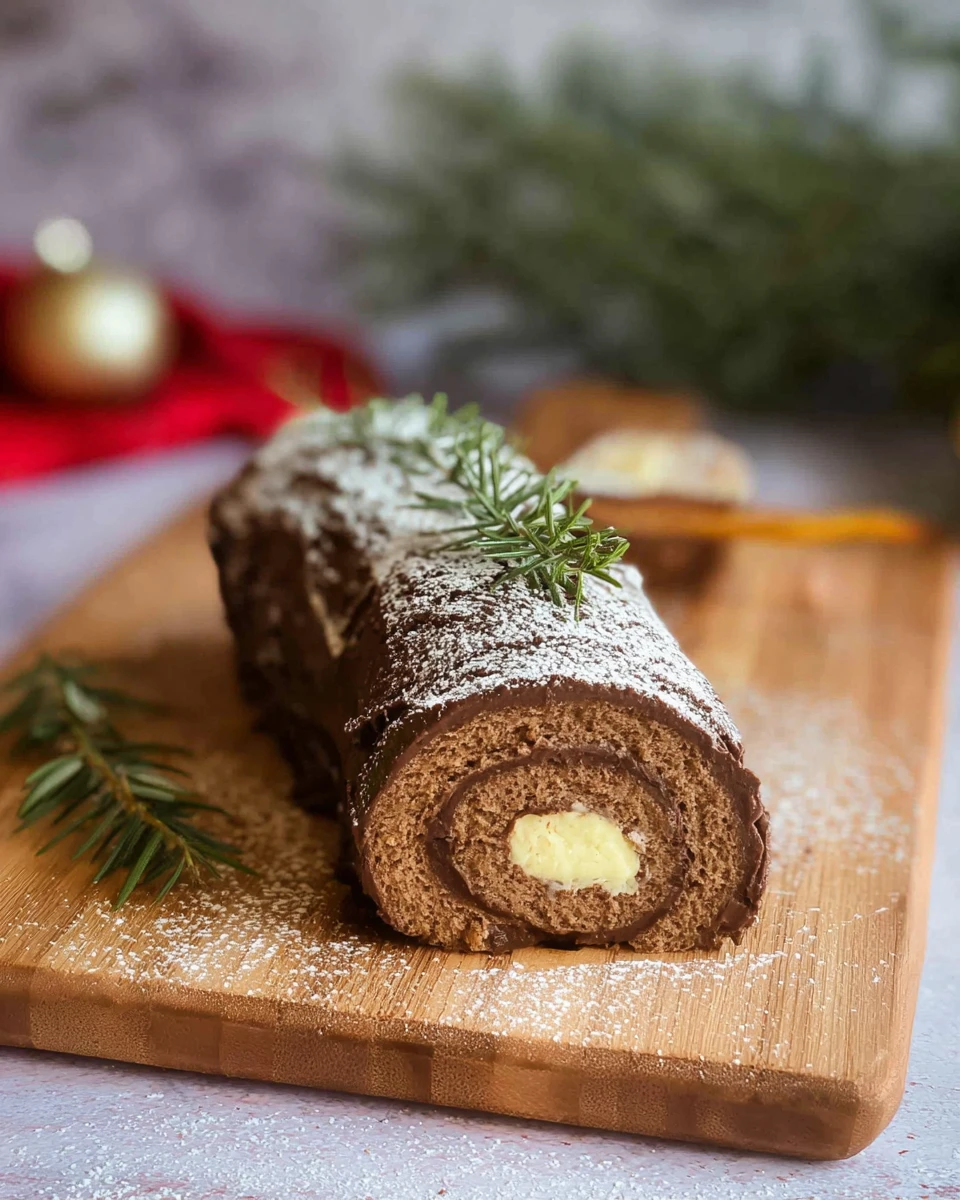 Chocolate Rolled Cake