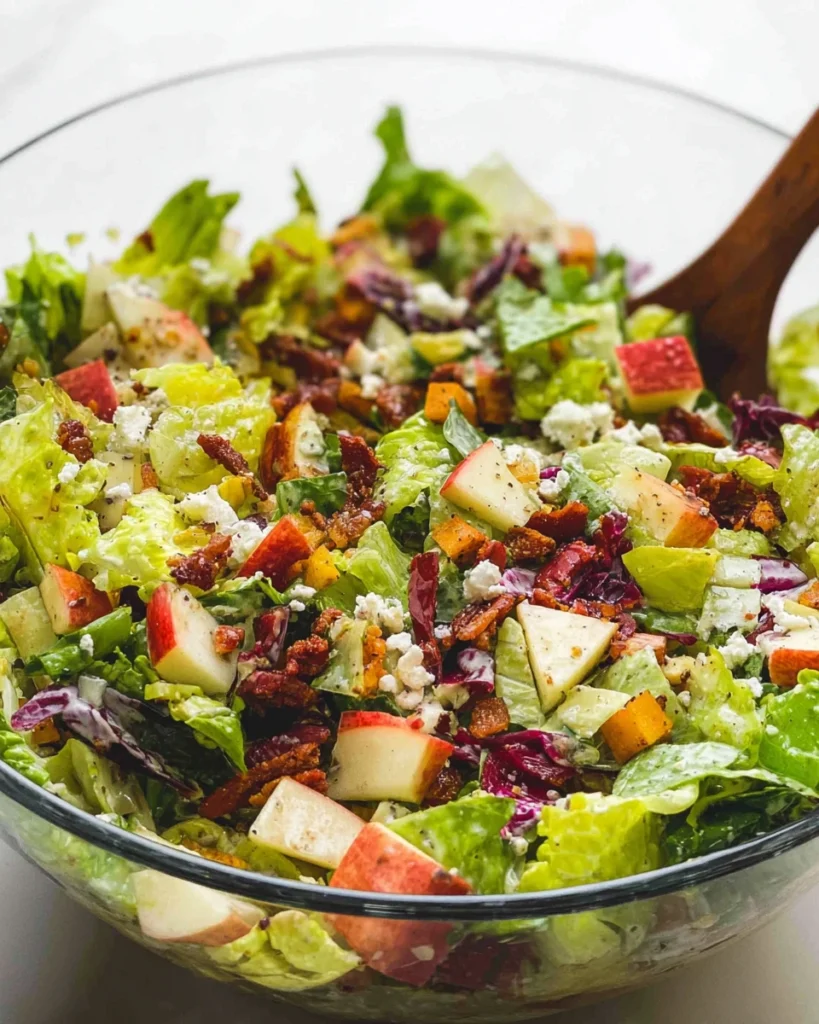 Chopped Autumn Salad with Apple Cider Dressing