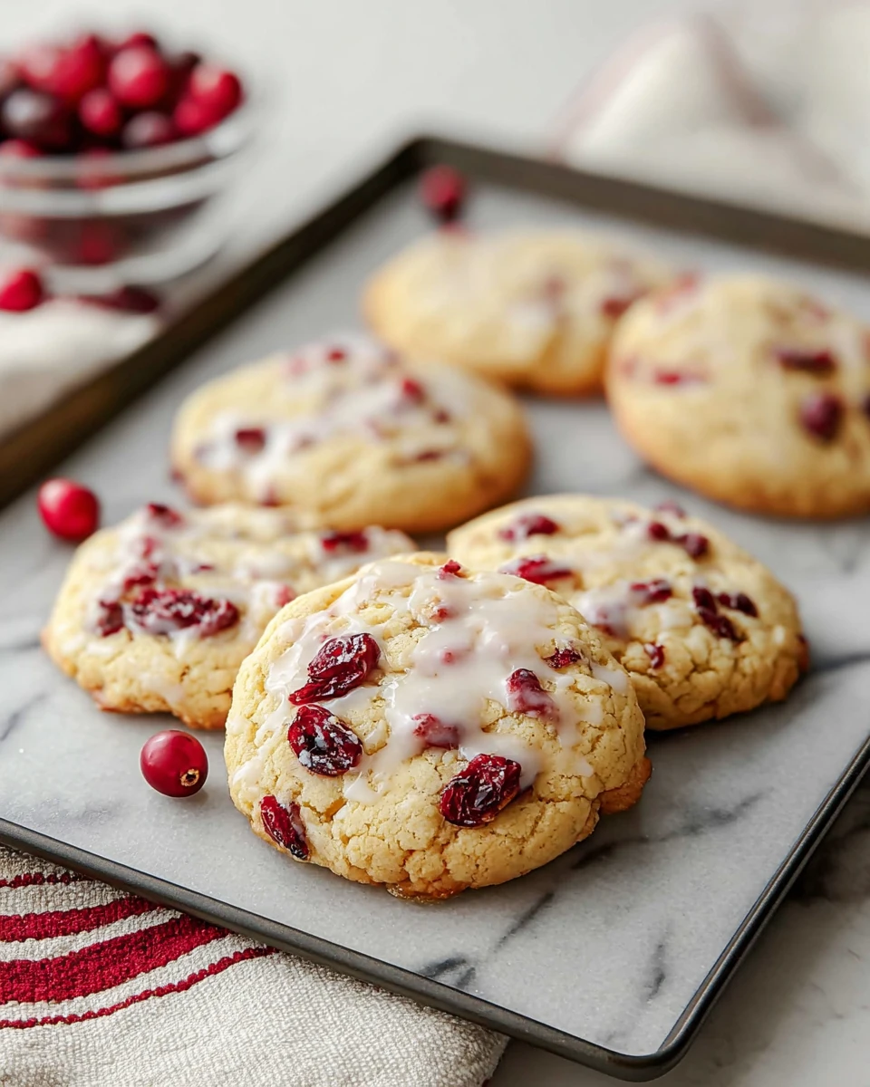 Christmas Cranberry Orange Cookies