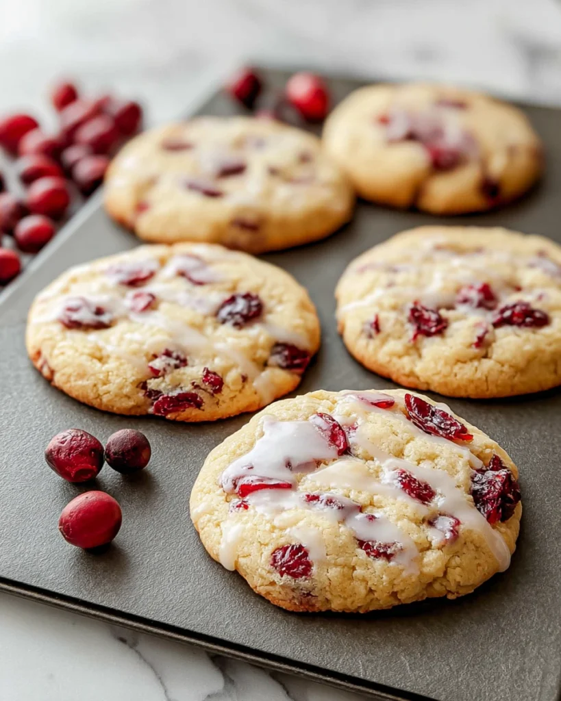 Christmas Cranberry Orange Cookies