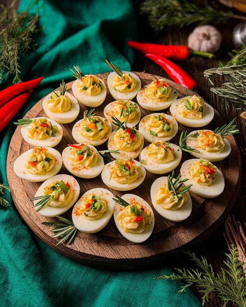Christmas Deviled Eggs