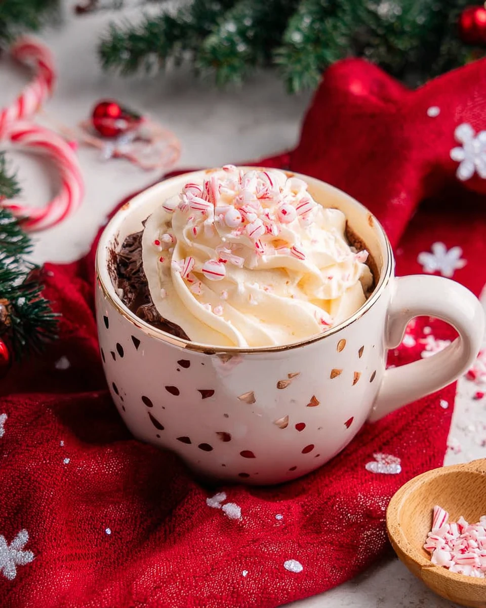 Christmas Mug Cake