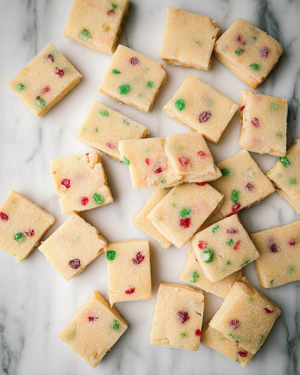 Christmas Shortbread Cookie Bites