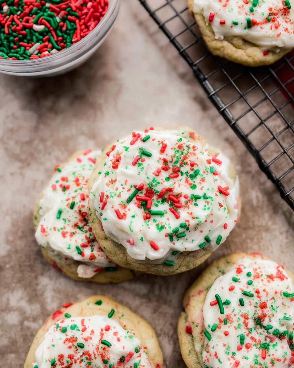 Christmas Sprinkle Cookies