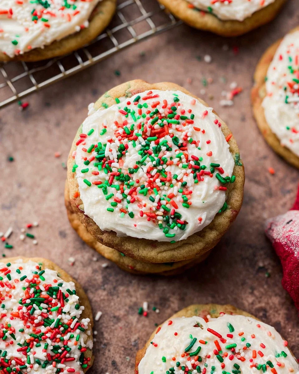 Christmas Sprinkle Cookies
