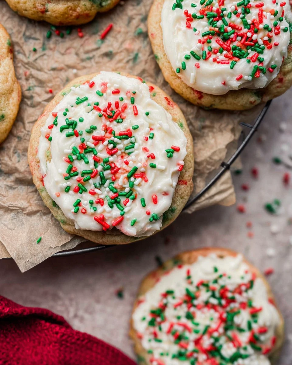 Christmas Sprinkle Cookies