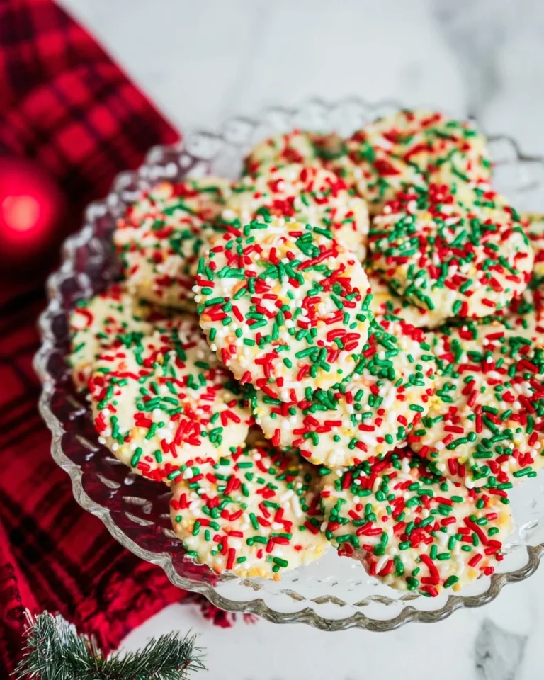 Christmas Sprinkle Cookies