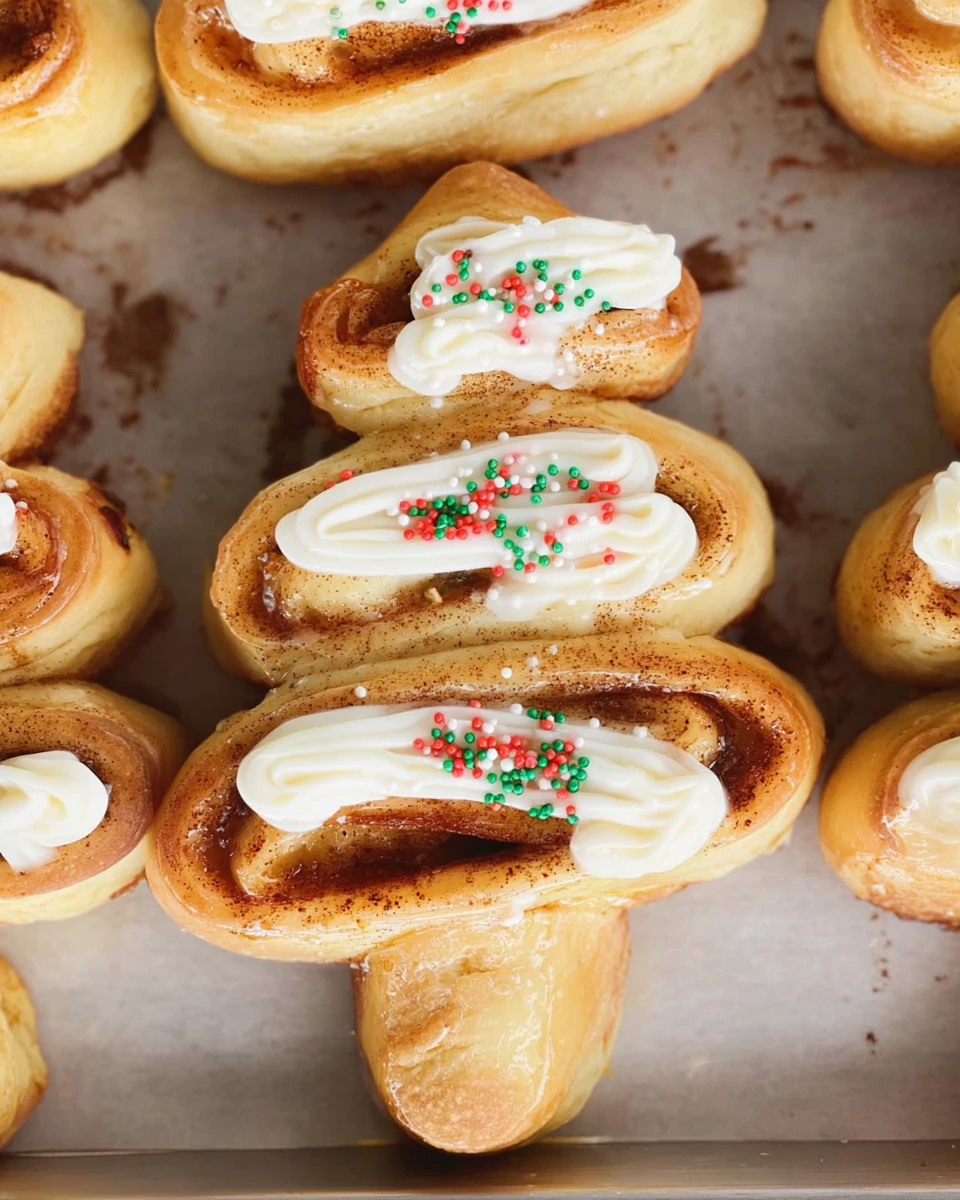 Christmas Tree Cinnamon Rolls
