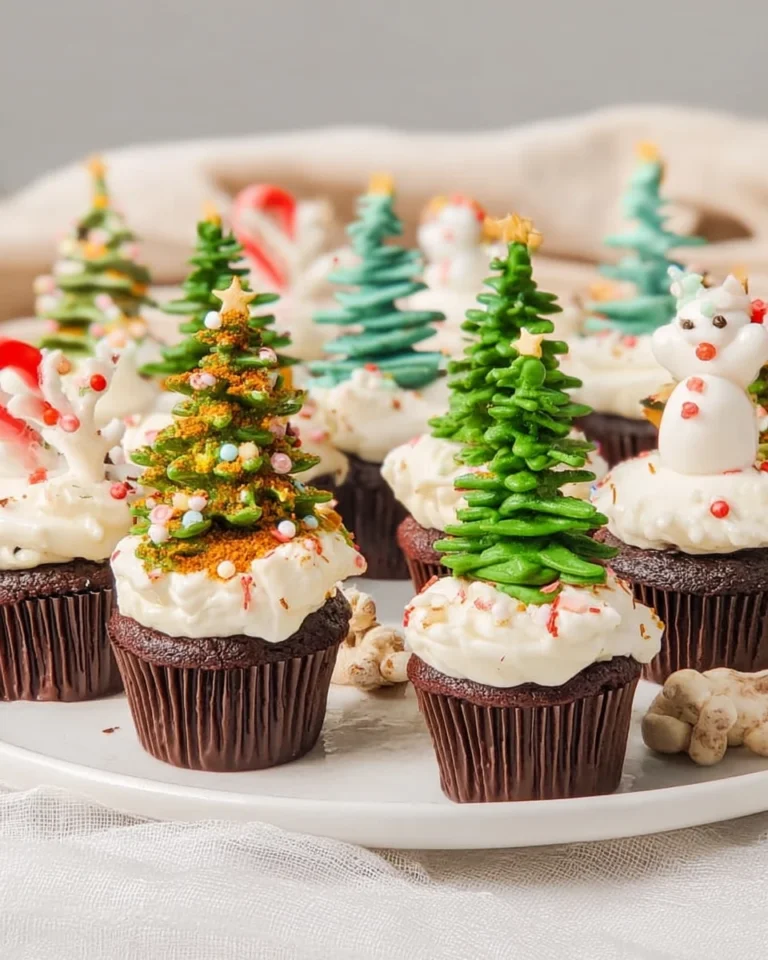 Christmas Tree Cupcakes
