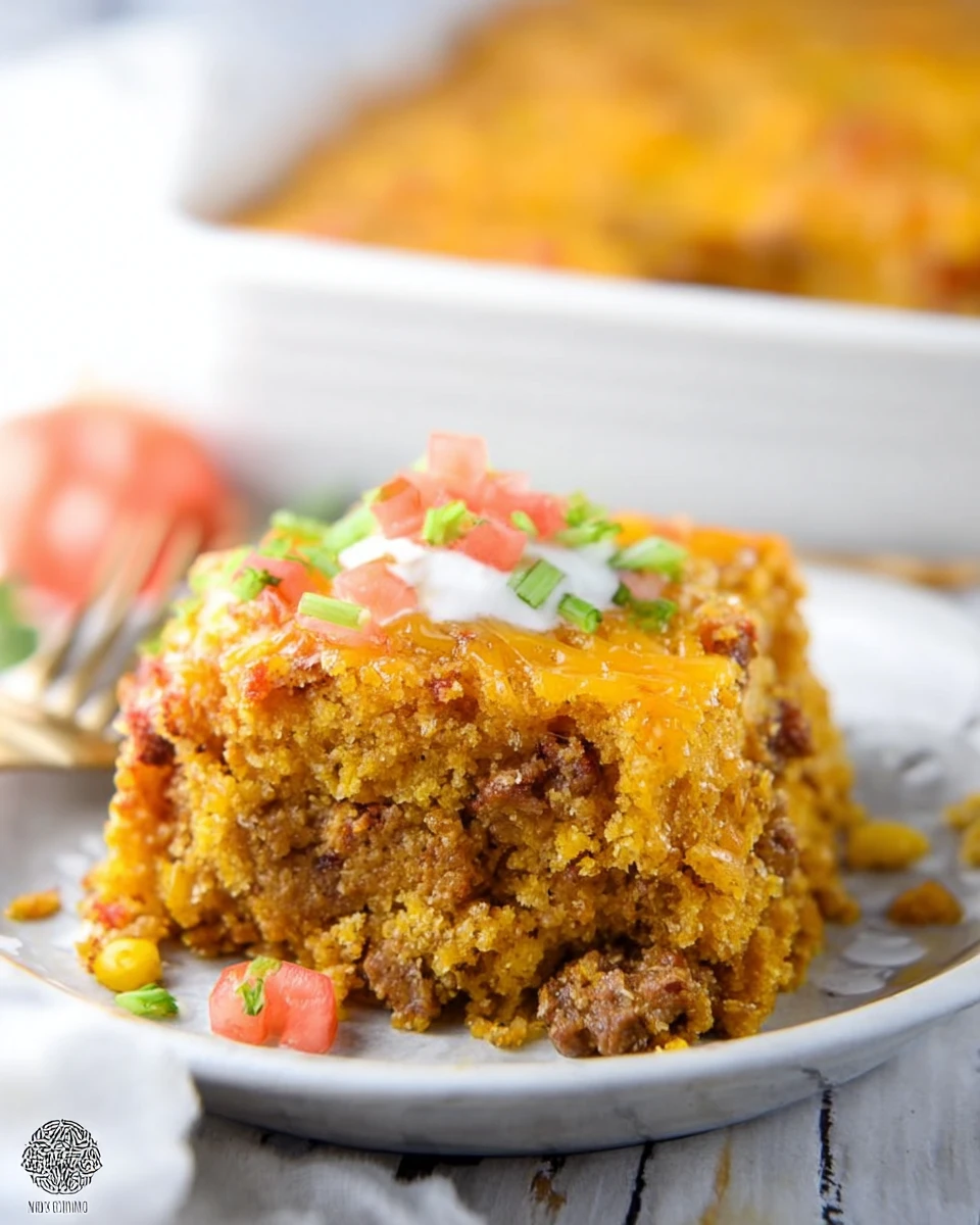 Cowboy Cornbread Casserole