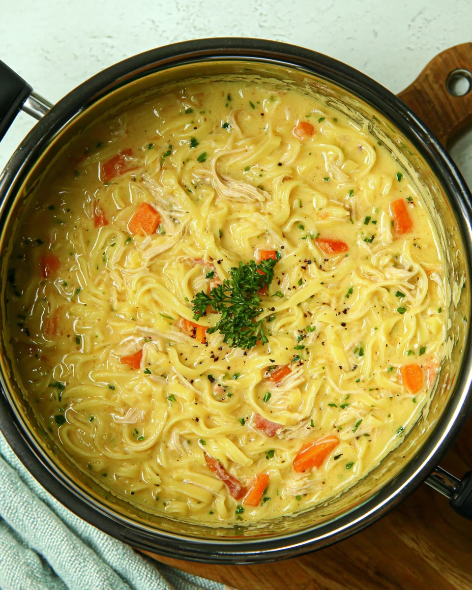 Crack Chicken Noodle Soup