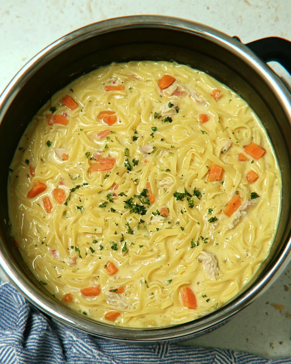 Crack Chicken Noodle Soup