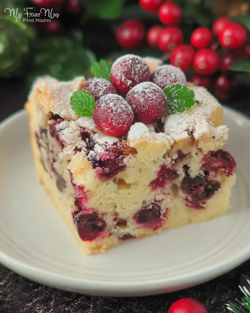 Cranberry Christmas Cake