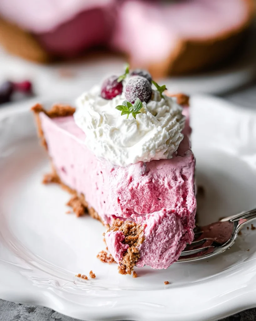 Cranberry Mousse Pie