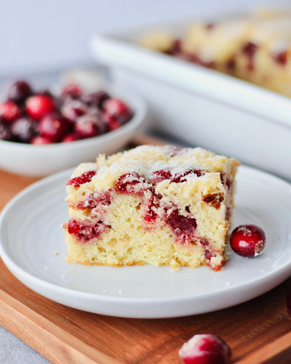 Cranberry Orange Coffee Cake