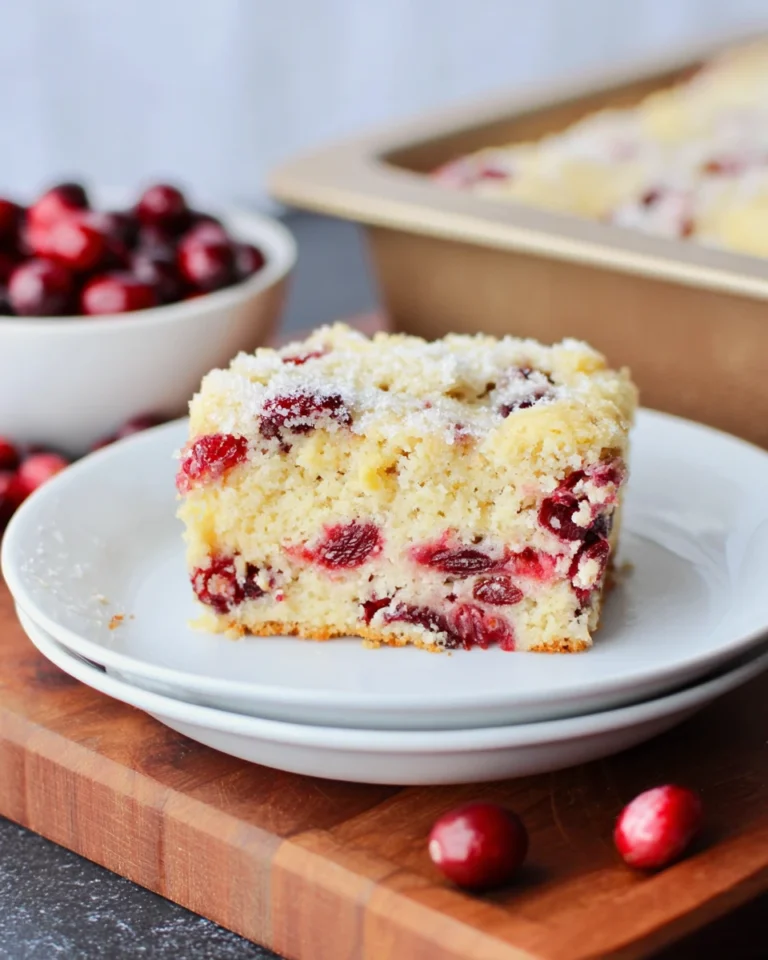 Cranberry Orange Coffee Cake